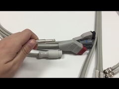 Welch Allyn SE-υπέρ-600 καλώδιο M2461A EKG και συνδετήρας IEC 4.0Banana Leadwires